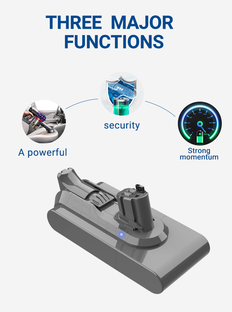 21.6V 3000mAh Replacement LI-Lion Battery for Dyson V15 Handheld Vacuum Cleaner Batteries