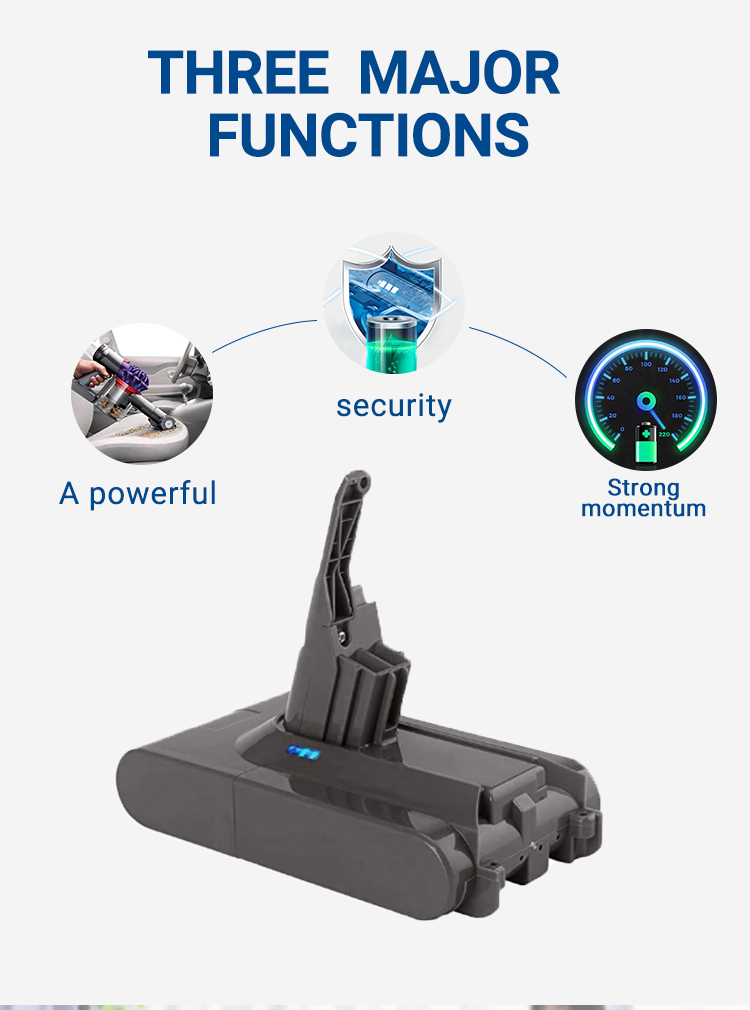 21.6V 4500mAh Replacement LI-Lion Battery for Dyson V8 Handheld Vacuum Cleaner