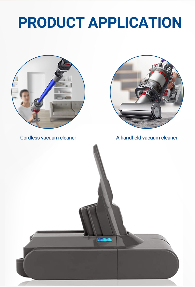 21.6V 4500mAh Replacement LI-Lion Battery for Dyson V8 Handheld Vacuum Cleaner