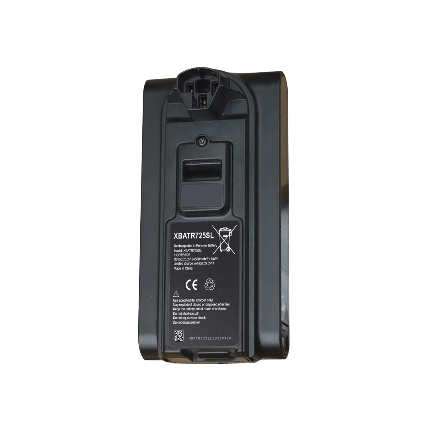 Custom 25.2V 2350mAh Replacement 18650 Lithium Battery Handheld Cordless Robot Vacuum Cleaners Battery Pack for Shark