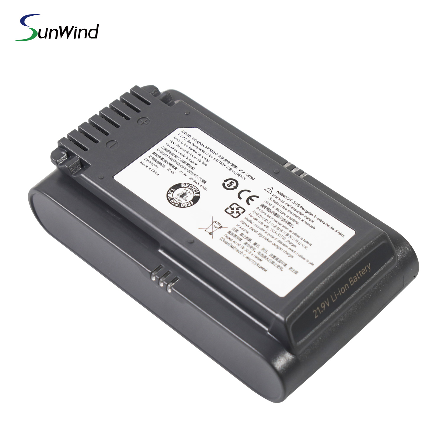21.6V 4000mAh Replacement Battery for Samsung Jet 90 / Jet 90 Pet Eco-friendly Lithium Battery Vacuum Cleaner Battery