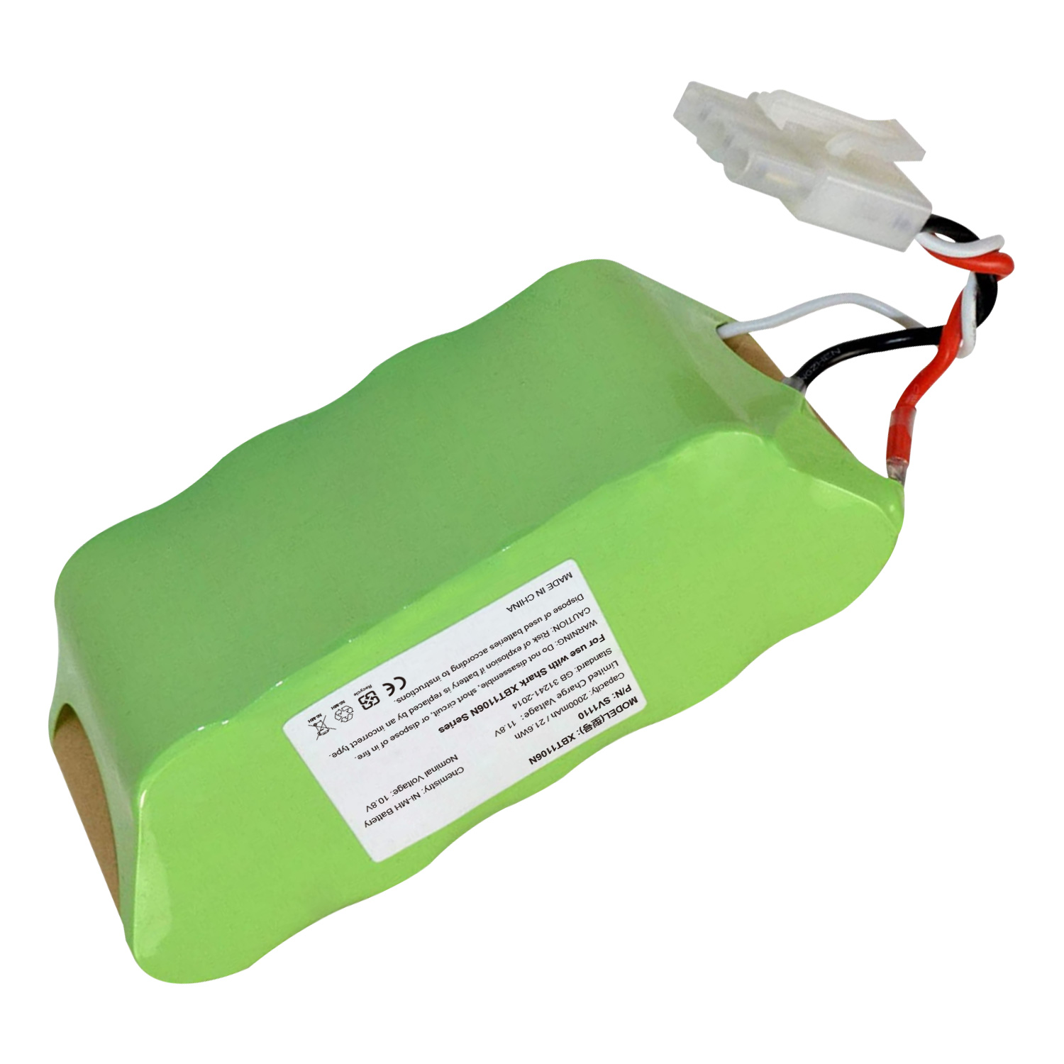 11.8V 2000mAh Rechargeable Lithium Battery for Shark XBT1106N SV1110 SV1106N SV1110N SV11O6N Navigator Cordless Vacuum Battery