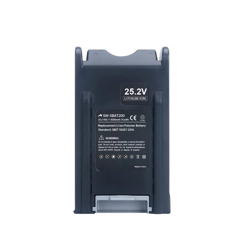 25.2V 3000mAh Vacuum Cleaner Battery For Shark XBAT200 Sweeping Robot Vacuum Cleaner Battery
