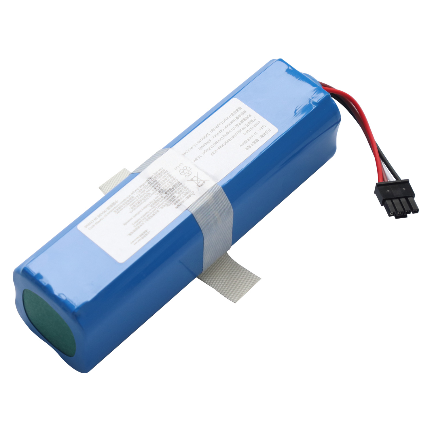 14.4V 5200mAh INR18650 M26-4S2P Li-ion Battery for 360 Eufy Robovac L10/L70 Eufy 360 S9, X90 Sweeping Robot Vacuum Cleaner