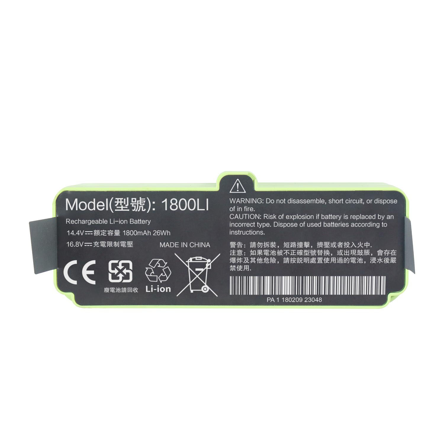 14.4V 1800mAh Lithium Ion Battery For Irobot Roomba 655 690 780 805 860 880 890 960 6 7 8 Replacement Vacuum Cleaner Battery