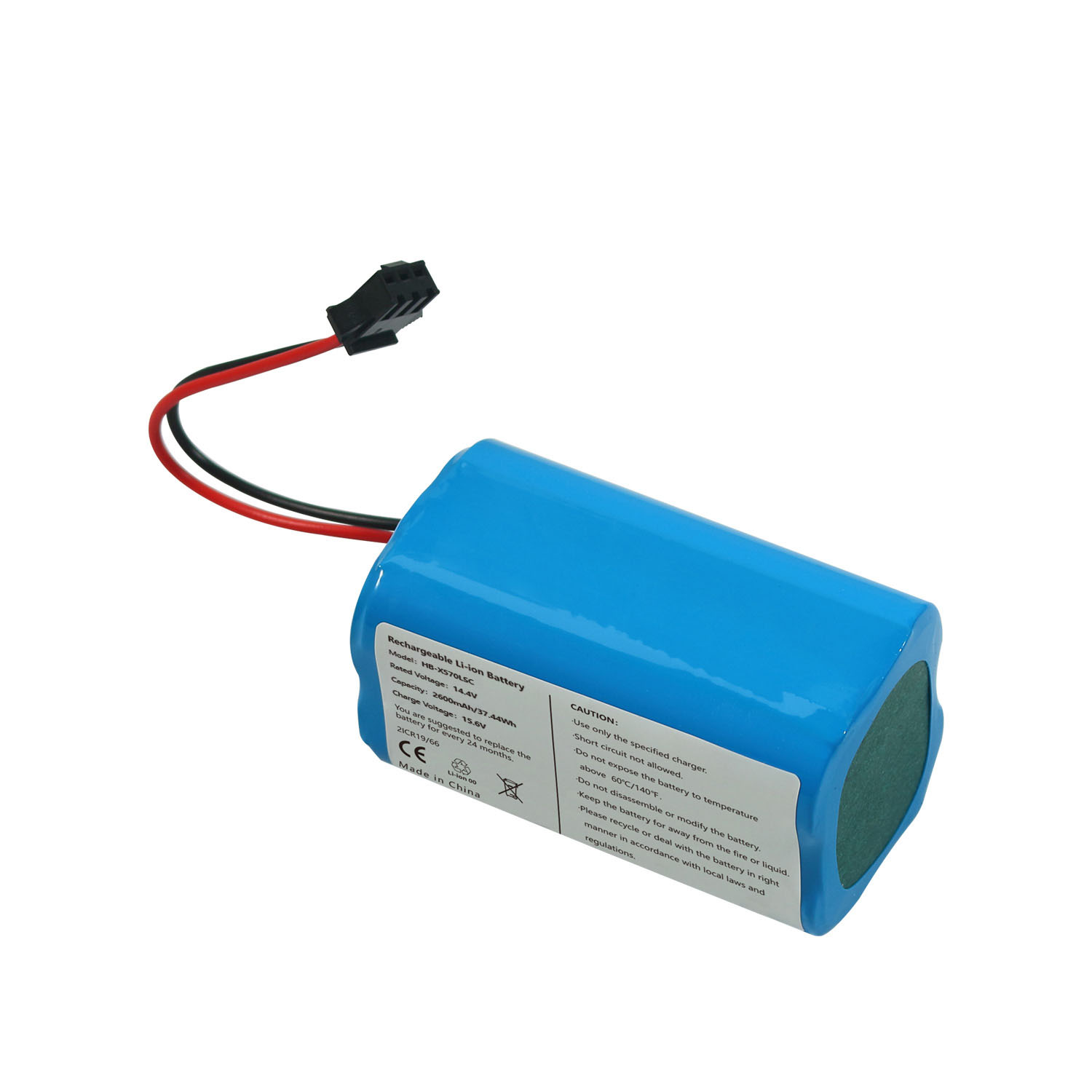 14.4V 2600mAh Rechargeable Vacuum Cleaner Battery for Haier TAB-T550W TAB-T550WSC TAB-T560H TAB-T520S TAB-QS60S HB-X570LSC