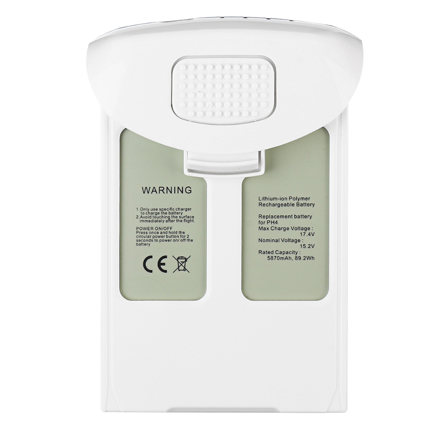 15.2V 5870mAh Drone Intelligent Flight Phantom 4 Battery Replacement Li-Po Battery for DJI Phantom 4 Pro Drone