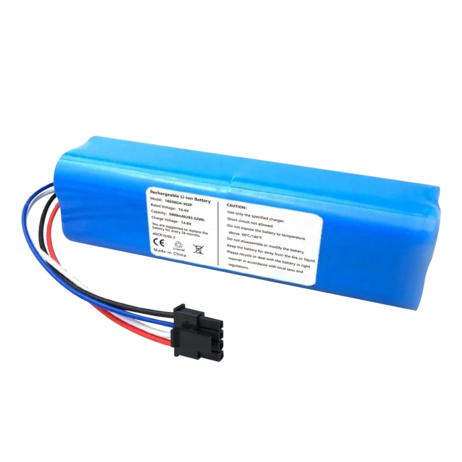 14.4V 6800mAh New Type for Dreame Mopping F9 D 9 L10Pro L10Plus P2150 P2008 S10 S10Pro Robot Vacuum Cleaner Battery Pack