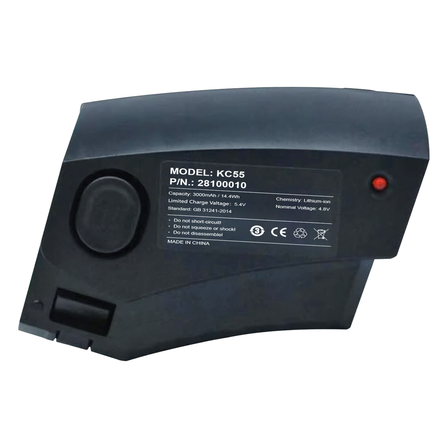 4.8V 3000mAh Vacuum Cleaner Battery for Karcher 12585050, KC55 plus, KC55 Plus 28100010, 6.654-118.0, GP 160SCHE