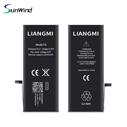 High Capacity 3.8v rechargeable battery for iphone 7 7G mobile phone batteries 2230mah